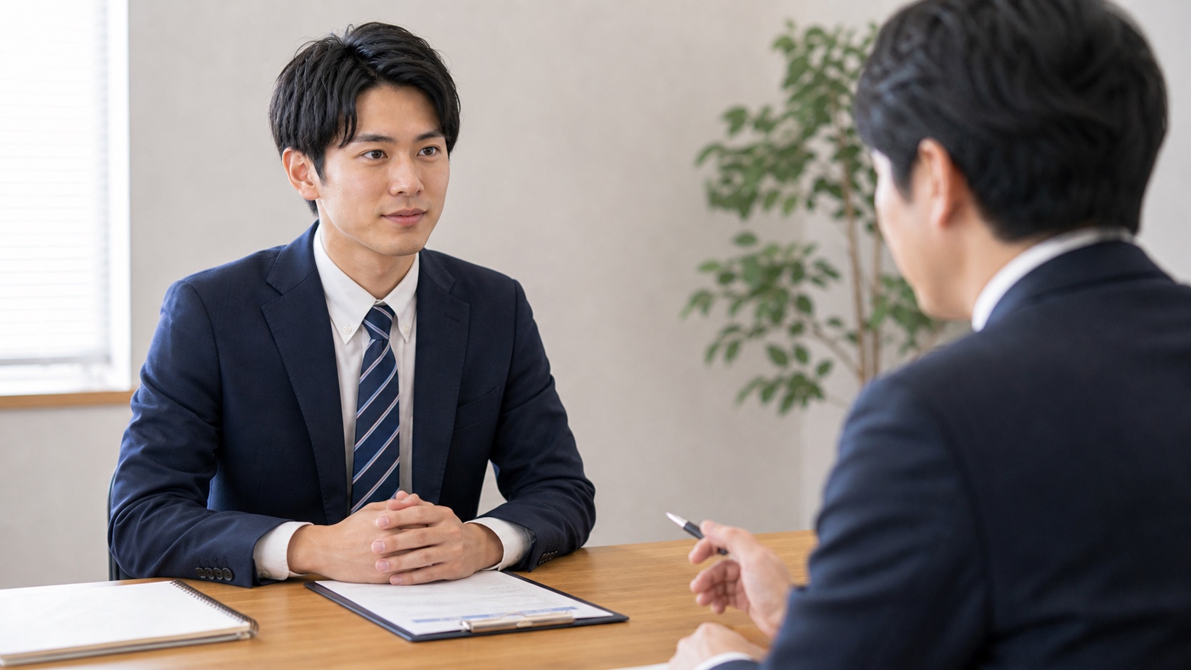 面接で答えにくい質問への対応を考えるイメージ写真