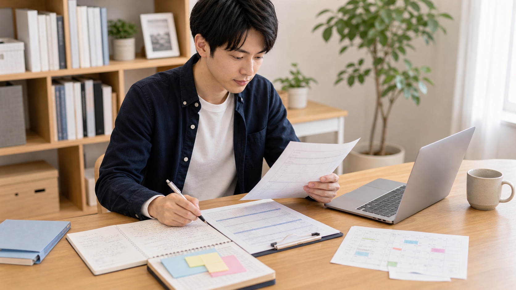 学生時代のアルバイト経験を履歴書用に整理するイメージ写真
